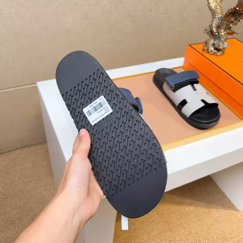 Replica Hermes Slippers For Men #1357100 $56.00 USD for Wholesale
