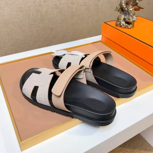 Replica Hermes Slippers For Men #1357103 $56.00 USD for Wholesale