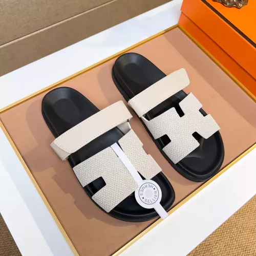 Replica Hermes Slippers For Men #1357105 $56.00 USD for Wholesale