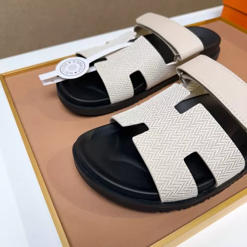 Replica Hermes Slippers For Men #1357105 $56.00 USD for Wholesale