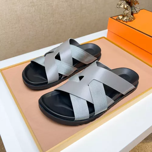 Hermes Slippers For Men #1357111 $56.00 USD, Wholesale Replica Hermes Slippers