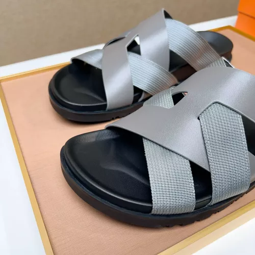 Replica Hermes Slippers For Men #1357111 $56.00 USD for Wholesale