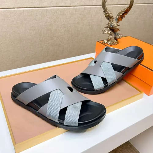 Replica Hermes Slippers For Men #1357111 $56.00 USD for Wholesale