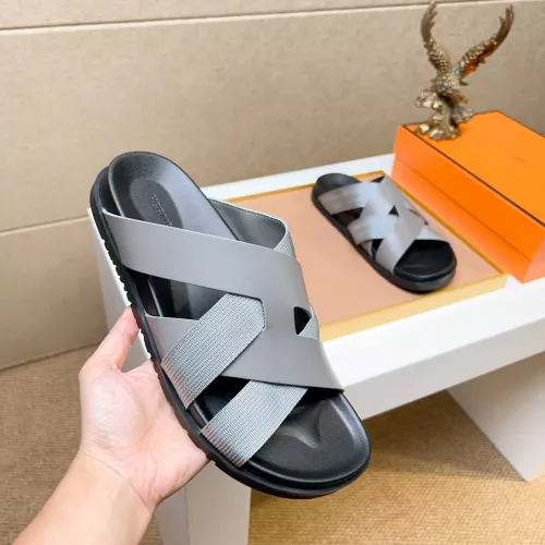 Replica Hermes Slippers For Men #1357111 $56.00 USD for Wholesale
