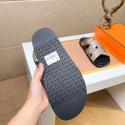 Replica Hermes Slippers For Men #1357113 $56.00 USD for Wholesale