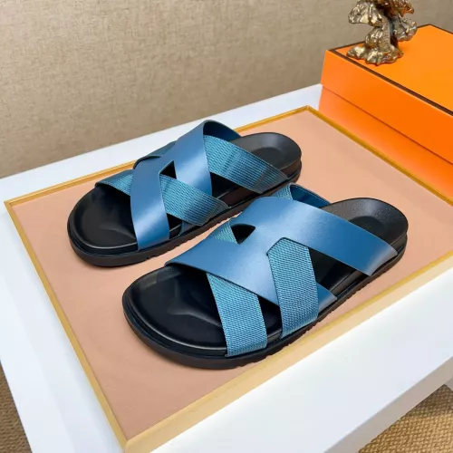 Hermes Slippers For Men #1357117 $56.00 USD, Wholesale Replica Hermes Slippers