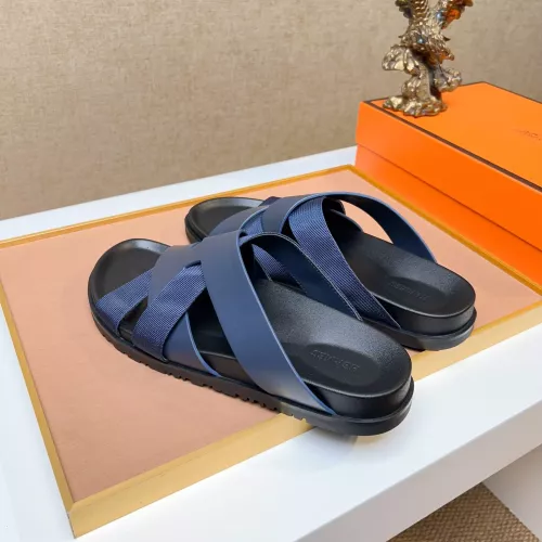 Replica Hermes Slippers For Men #1357119 $56.00 USD for Wholesale