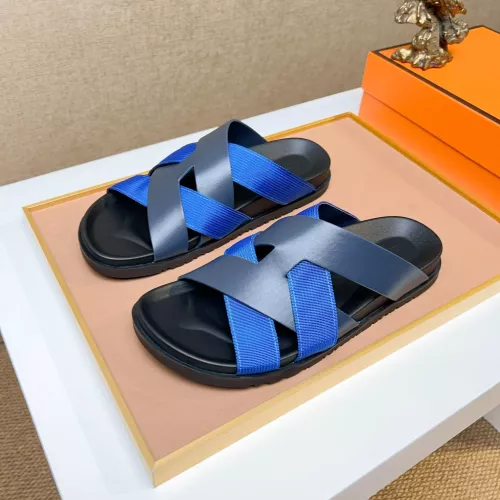 Hermes Slippers For Men #1357123 $56.00 USD, Wholesale Replica Hermes Slippers