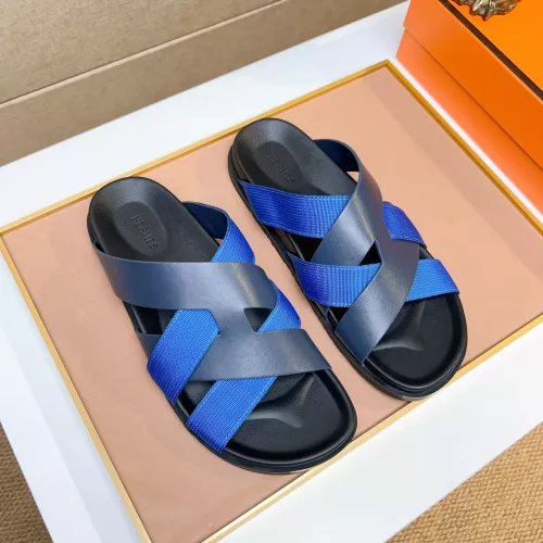 Replica Hermes Slippers For Men #1357123 $56.00 USD for Wholesale