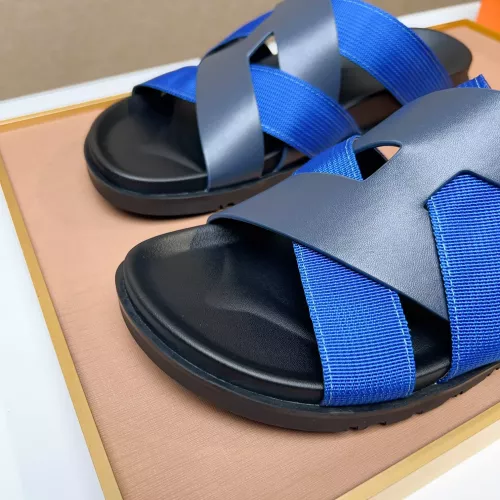 Replica Hermes Slippers For Men #1357123 $56.00 USD for Wholesale