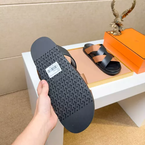 Replica Hermes Slippers For Men #1357127 $56.00 USD for Wholesale