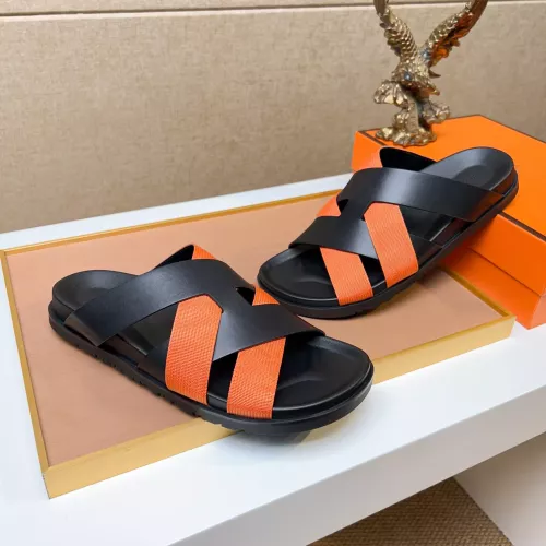 Replica Hermes Slippers For Men #1357129 $56.00 USD for Wholesale