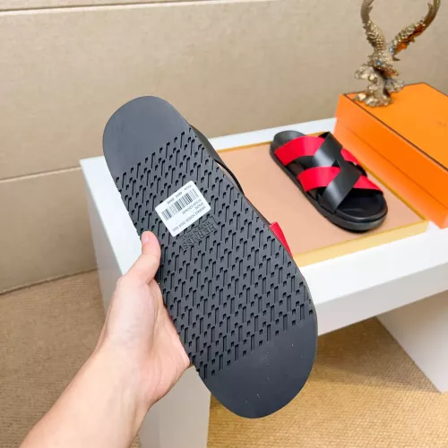Replica Hermes Slippers For Men #1357131 $56.00 USD for Wholesale