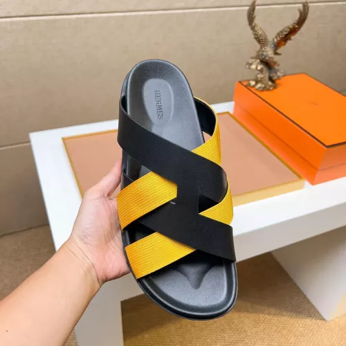 Replica Hermes Slippers For Men #1357133 $56.00 USD for Wholesale