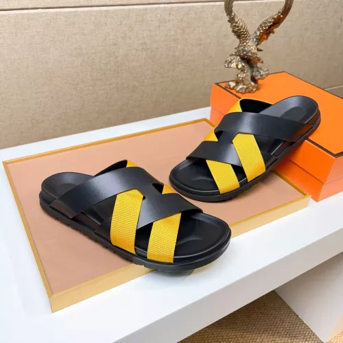 Replica Hermes Slippers For Men #1357133 $56.00 USD for Wholesale