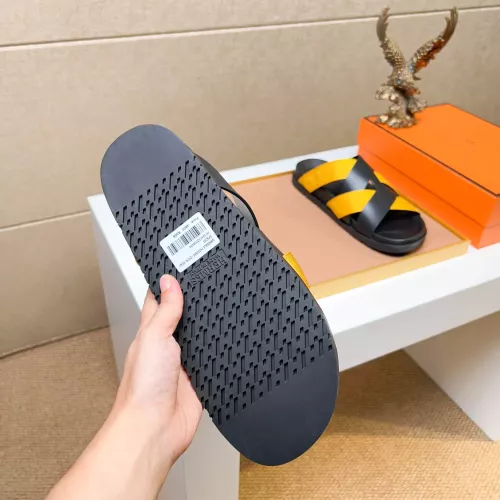 Replica Hermes Slippers For Men #1357133 $56.00 USD for Wholesale