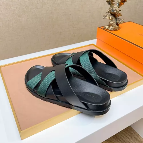 Replica Hermes Slippers For Men #1357135 $56.00 USD for Wholesale