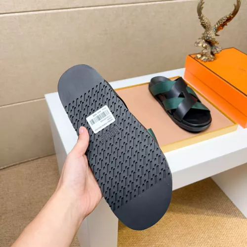 Replica Hermes Slippers For Men #1357135 $56.00 USD for Wholesale