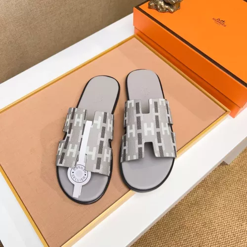 Replica Hermes Slippers For Men #1357136 $48.00 USD for Wholesale