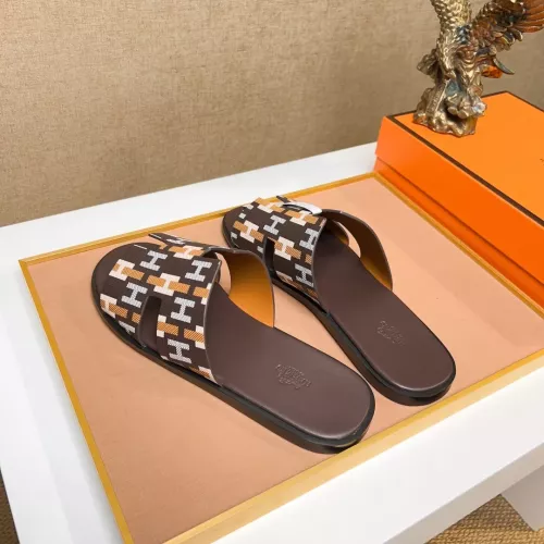 Replica Hermes Slippers For Men #1357137 $48.00 USD for Wholesale