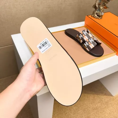 Replica Hermes Slippers For Men #1357137 $48.00 USD for Wholesale