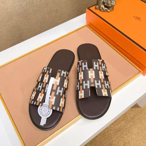 Replica Hermes Slippers For Men #1357137 $48.00 USD for Wholesale