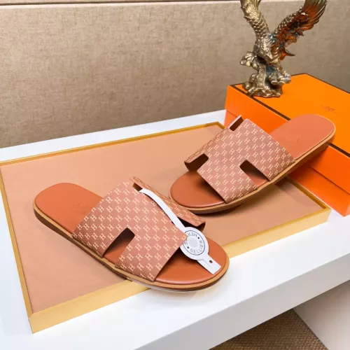 Replica Hermes Slippers For Men #1357139 $48.00 USD for Wholesale
