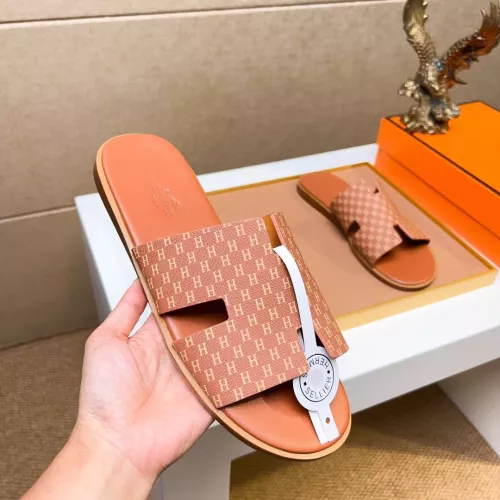 Replica Hermes Slippers For Men #1357139 $48.00 USD for Wholesale