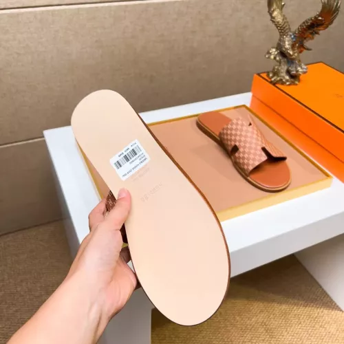 Replica Hermes Slippers For Men #1357139 $48.00 USD for Wholesale