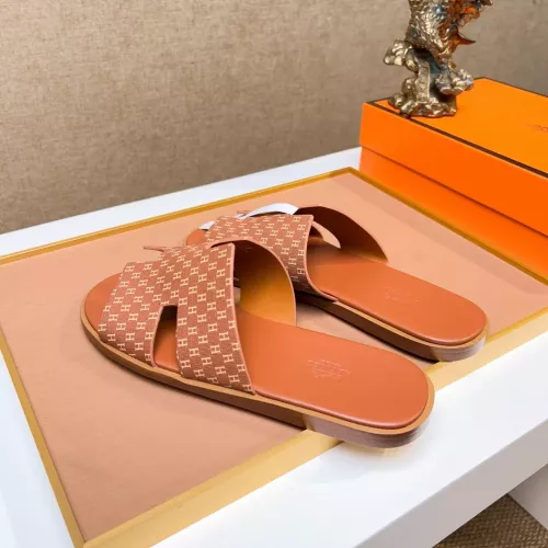 Replica Hermes Slippers For Men #1357139 $48.00 USD for Wholesale