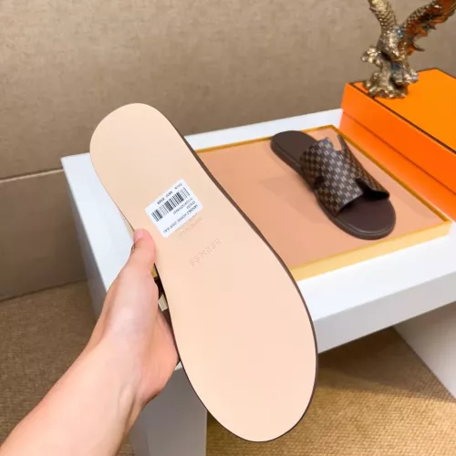 Replica Hermes Slippers For Men #1357140 $48.00 USD for Wholesale