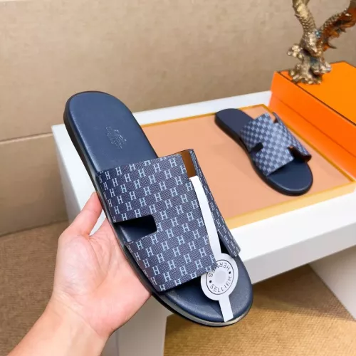 Replica Hermes Slippers For Men #1357141 $48.00 USD for Wholesale