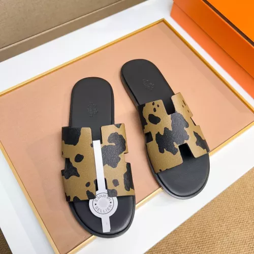 Replica Hermes Slippers For Men #1357143 $48.00 USD for Wholesale