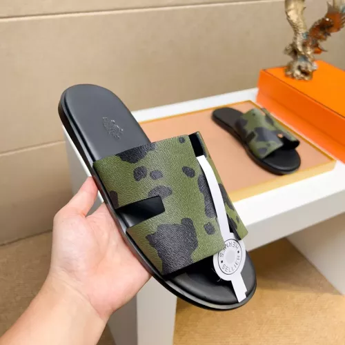 Replica Hermes Slippers For Men #1357144 $48.00 USD for Wholesale