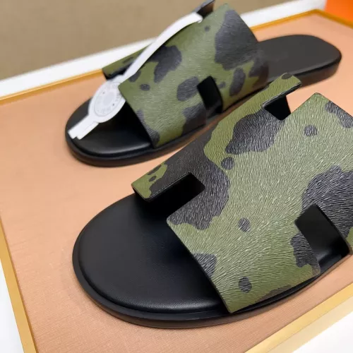Replica Hermes Slippers For Men #1357144 $48.00 USD for Wholesale