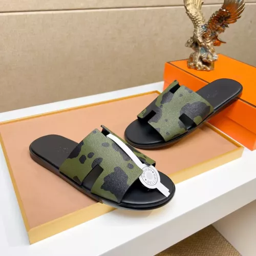 Replica Hermes Slippers For Men #1357144 $48.00 USD for Wholesale