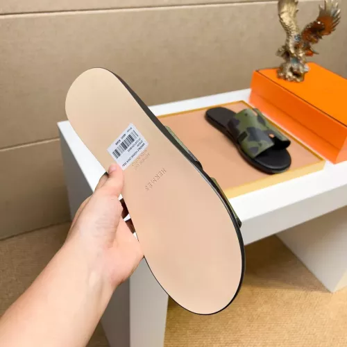 Replica Hermes Slippers For Men #1357144 $48.00 USD for Wholesale