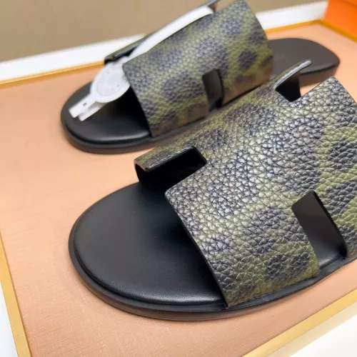 Replica Hermes Slippers For Men #1357149 $48.00 USD for Wholesale