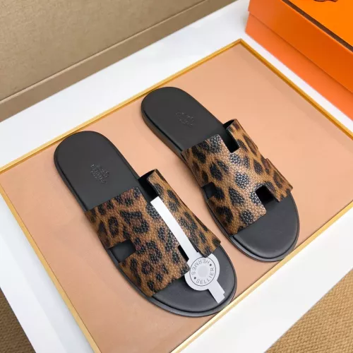 Replica Hermes Slippers For Men #1357150 $48.00 USD for Wholesale