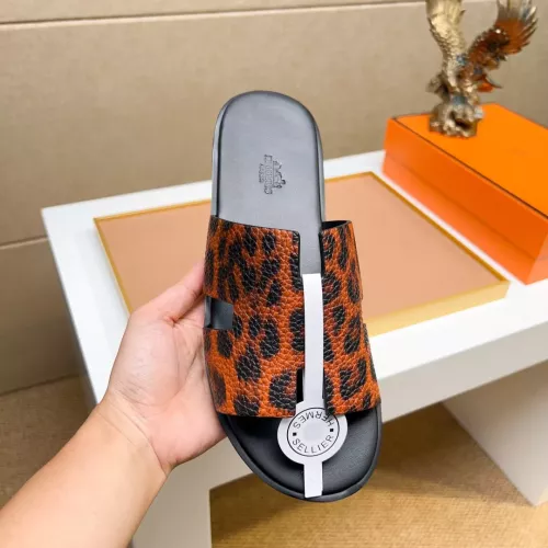 Replica Hermes Slippers For Men #1357151 $48.00 USD for Wholesale