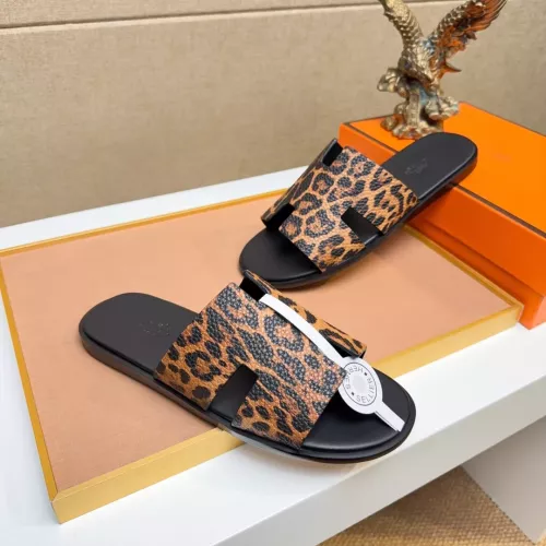 Replica Hermes Slippers For Men #1357152 $48.00 USD for Wholesale