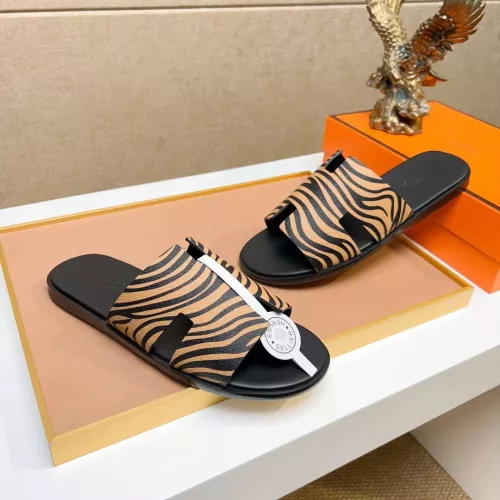 Replica Hermes Slippers For Men #1357153 $48.00 USD for Wholesale