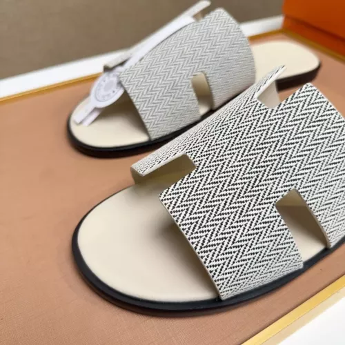 Replica Hermes Slippers For Men #1357155 $48.00 USD for Wholesale