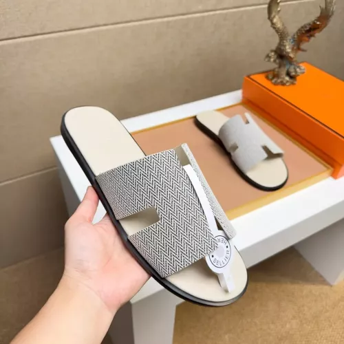 Replica Hermes Slippers For Men #1357155 $48.00 USD for Wholesale