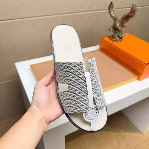 Replica Hermes Slippers For Men #1357155 $48.00 USD for Wholesale