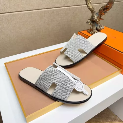 Replica Hermes Slippers For Men #1357155 $48.00 USD for Wholesale