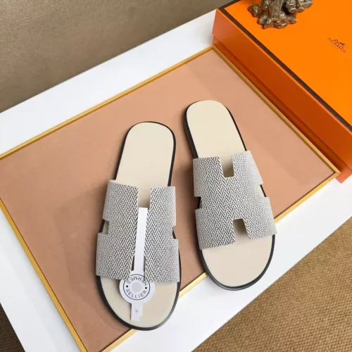 Replica Hermes Slippers For Men #1357155 $48.00 USD for Wholesale