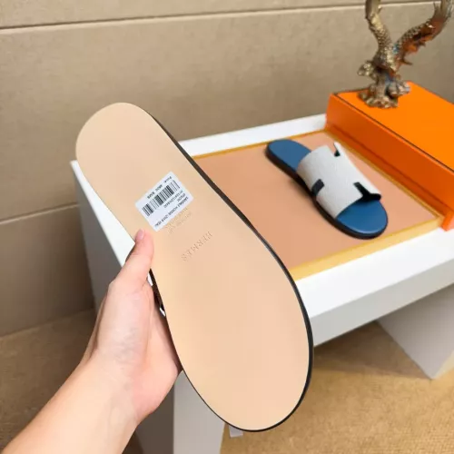 Replica Hermes Slippers For Men #1357158 $48.00 USD for Wholesale