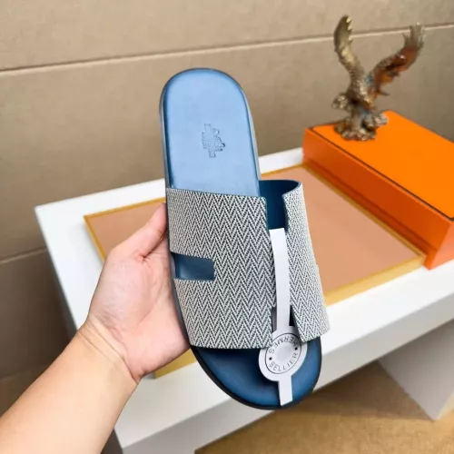 Replica Hermes Slippers For Men #1357158 $48.00 USD for Wholesale