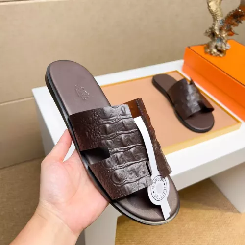 Replica Hermes Slippers For Men #1357160 $48.00 USD for Wholesale